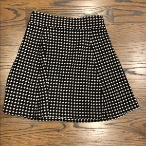 Theory checkered skirt